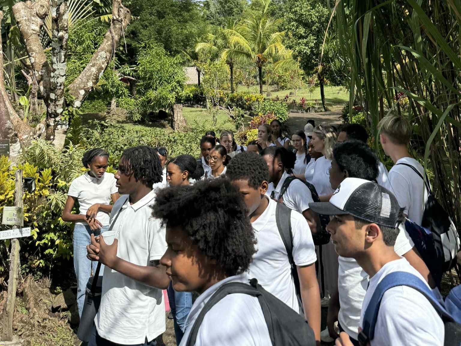 Naturupplevelse under Erasmusresan på Martinique
