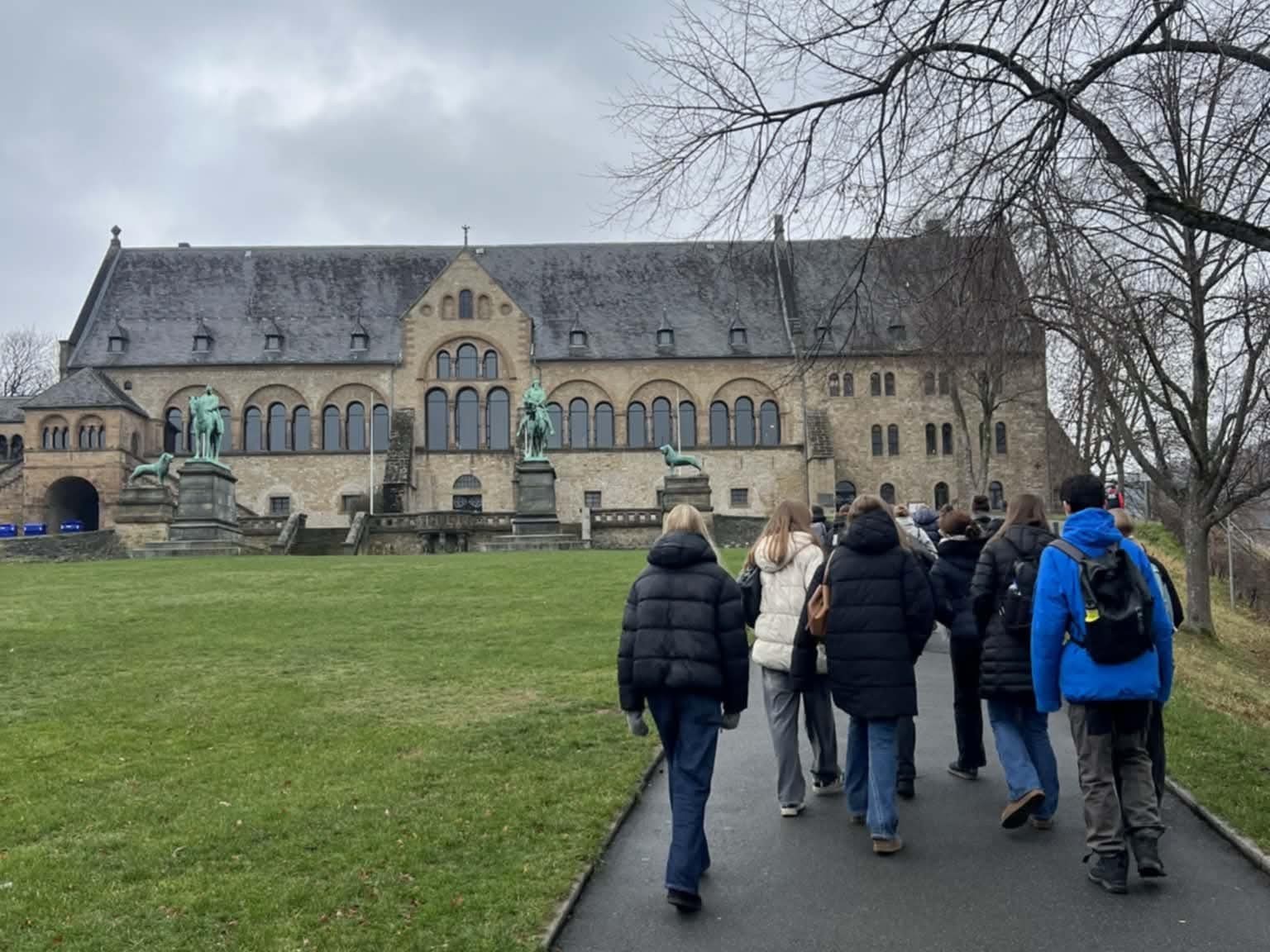 Elever tillsammans under Erasmusresan i Herzberg am Harz